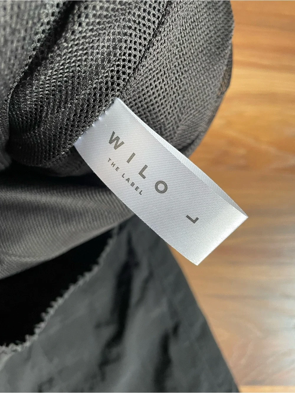 Wilo‎ The Label Women's Parachute Joggers Nylon Pants Size Large Black